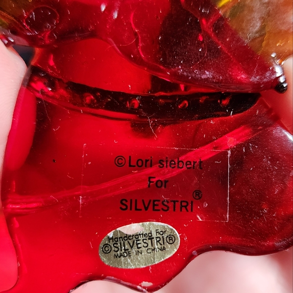 Vintage Lot of Three Glass & Capiz Shell Angels & Bird Christmas Tree Ornaments - Picture 4 of 14